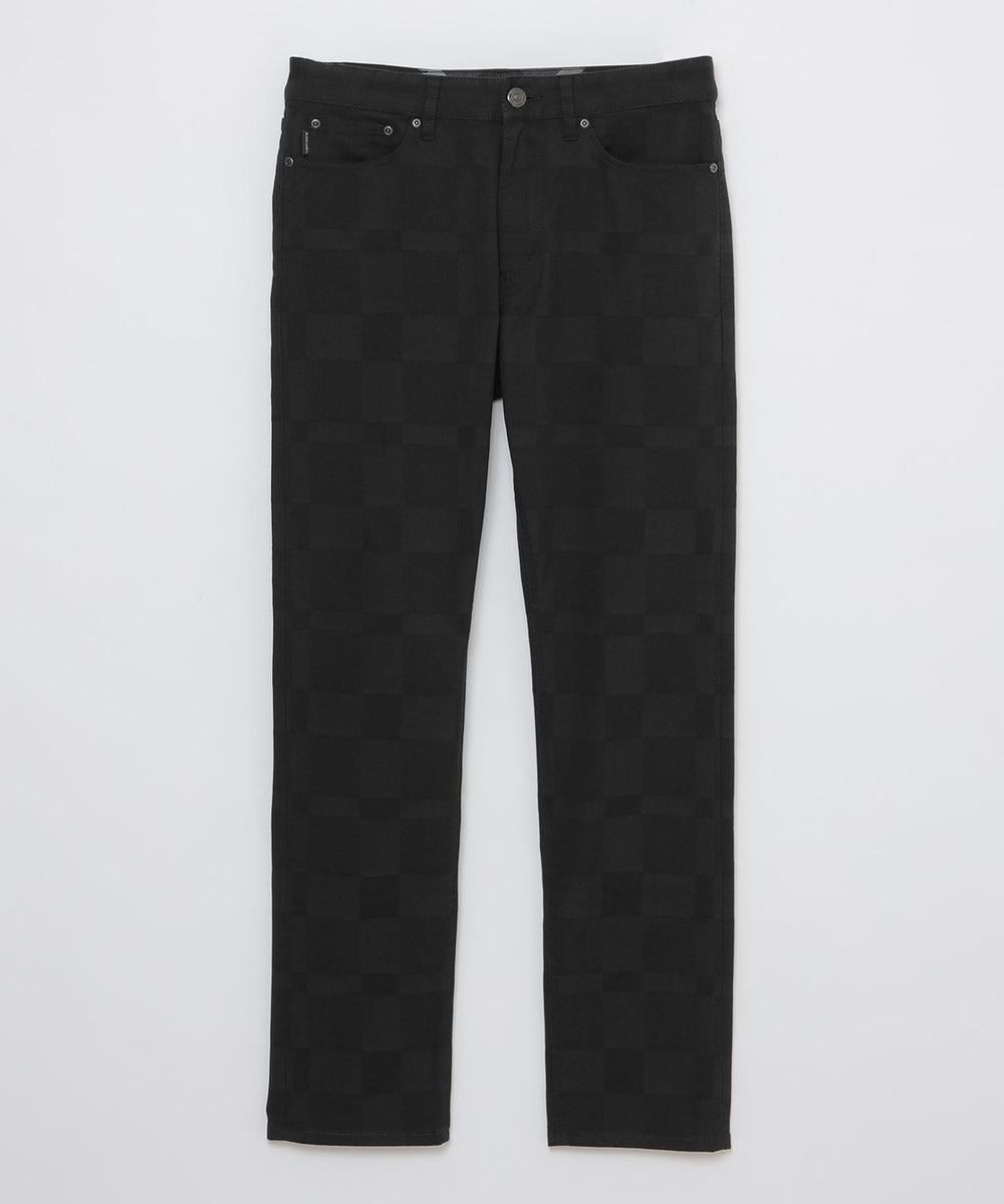 シャドーチェックブラックデニム（カジュアルパンツ）｜BLACK LABEL