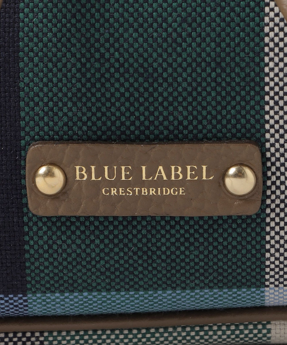 クレストブリッジチェックキャンバスコロン（バッグ）｜BLUE LABEL