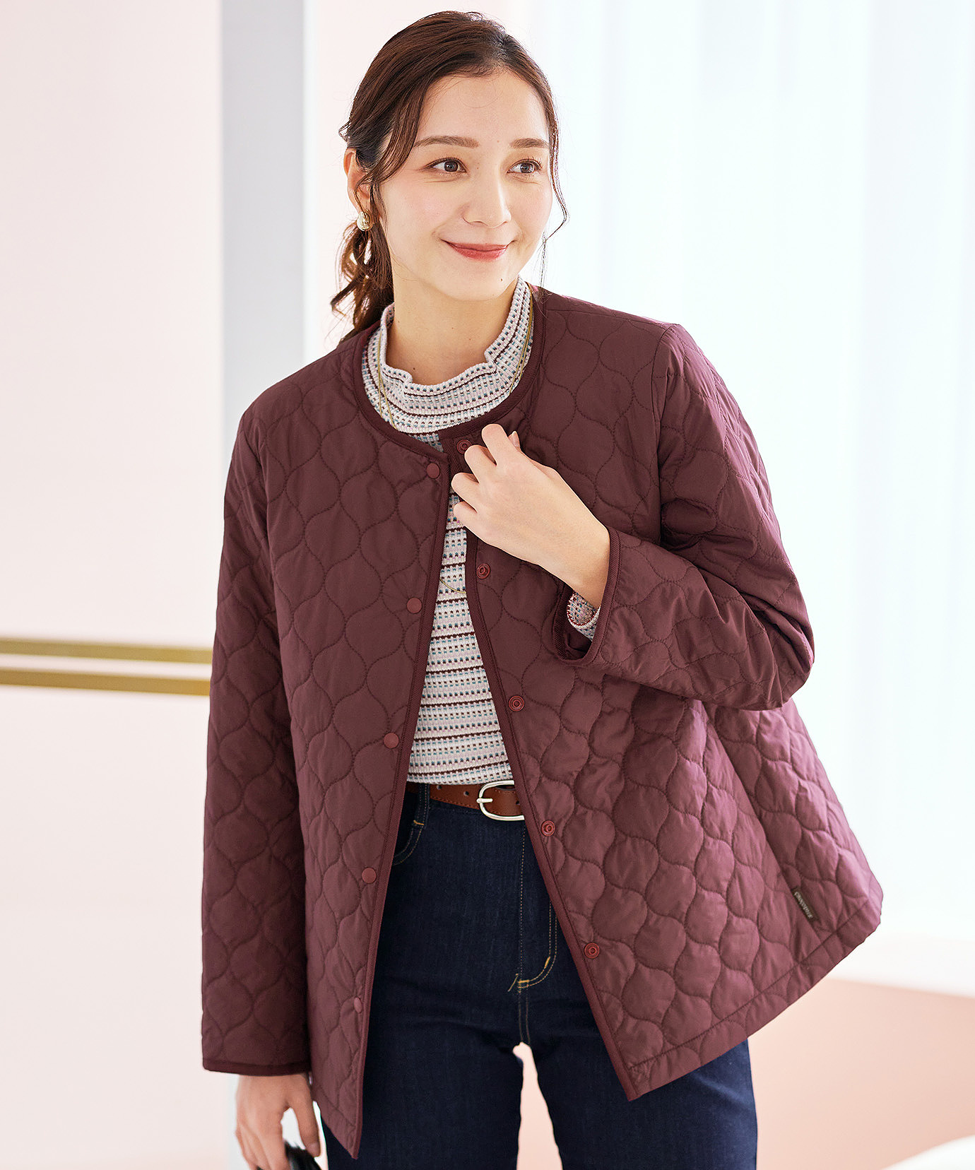 レディース 中綿 キルティング ジャケット通販 [0304-56400