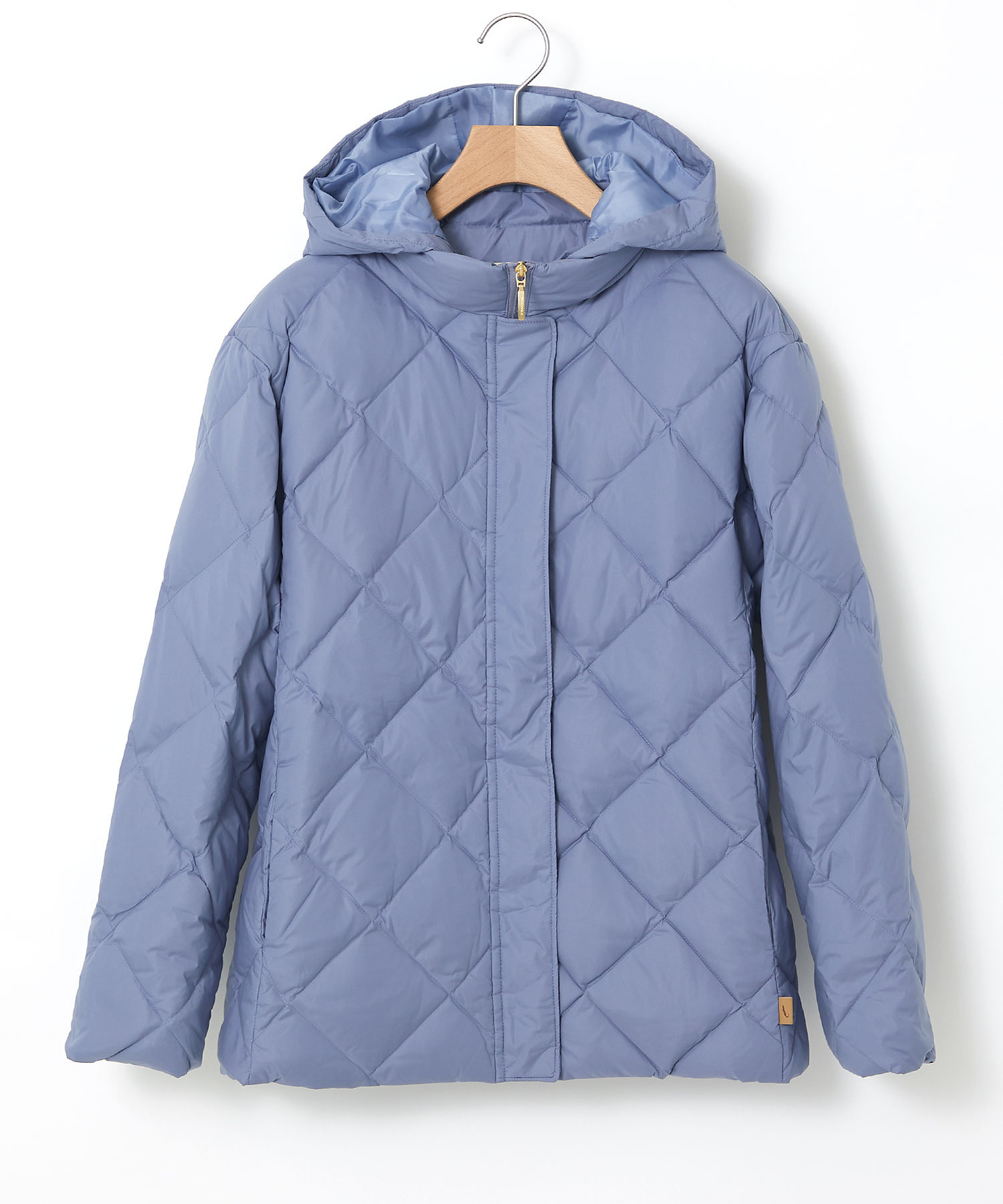 レディース 2WAYフード キルトダウン ジャケット【撥水加工】通販