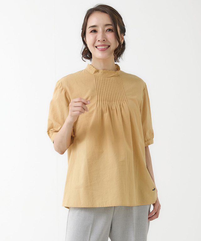 レディース ピンタック デザイン ブラウス通販 [0301-54105