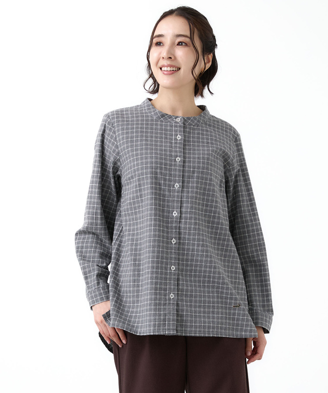 レディース 起毛 チェック柄 チュニック通販 [0321-58700