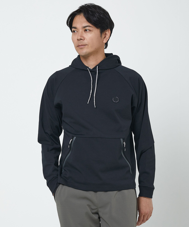 メンズ ラグランスリーブ プルオーバー パーカー通販 [1502-51273