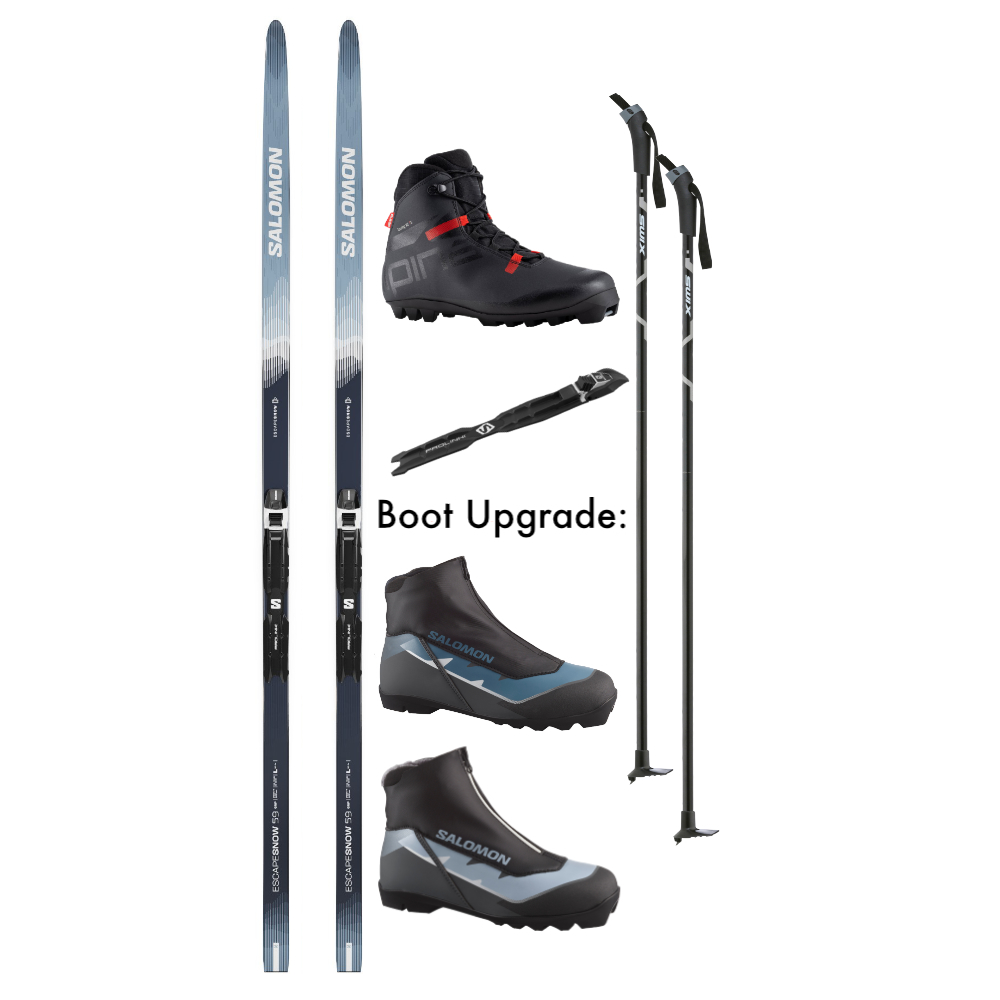 Salomon Escape Snow 59 Package | $344 | CrossCountrySki.com