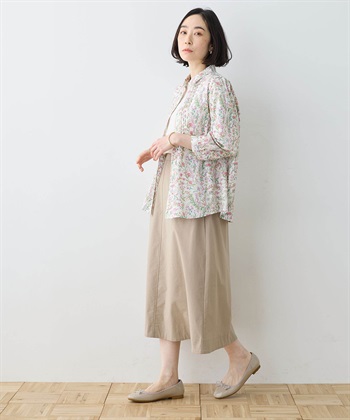 リバティプリントピンタックブラウス DECOY｜クロスプラス公式通販サイト