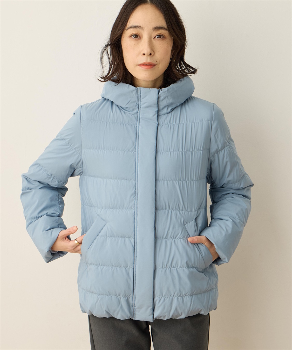 ショートダウンコート【はっ水・ハンドウォッシャブル】 DECOY｜クロス