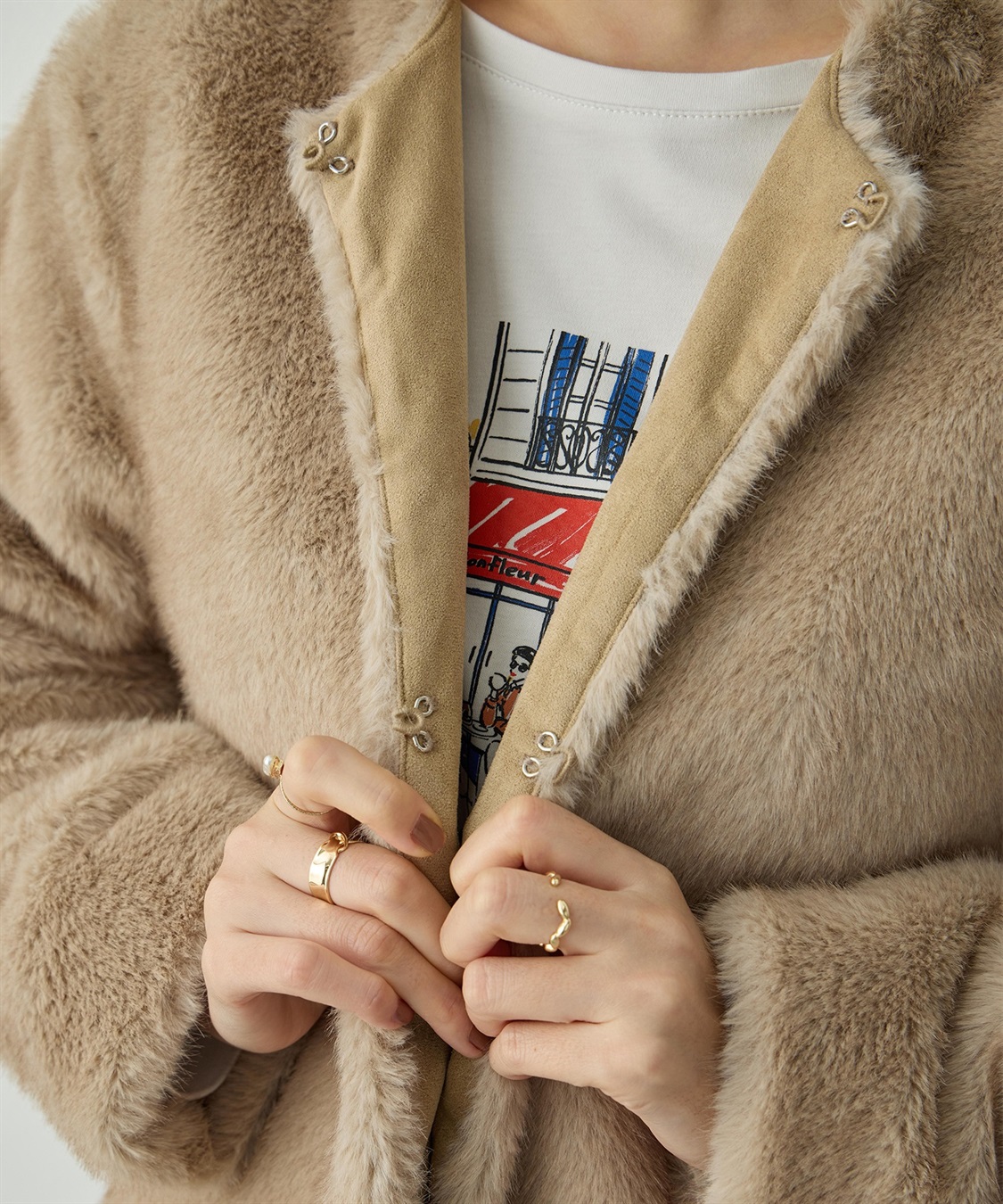 ファージャケット Petit Honfleur｜クロスプラス公式通販サイト