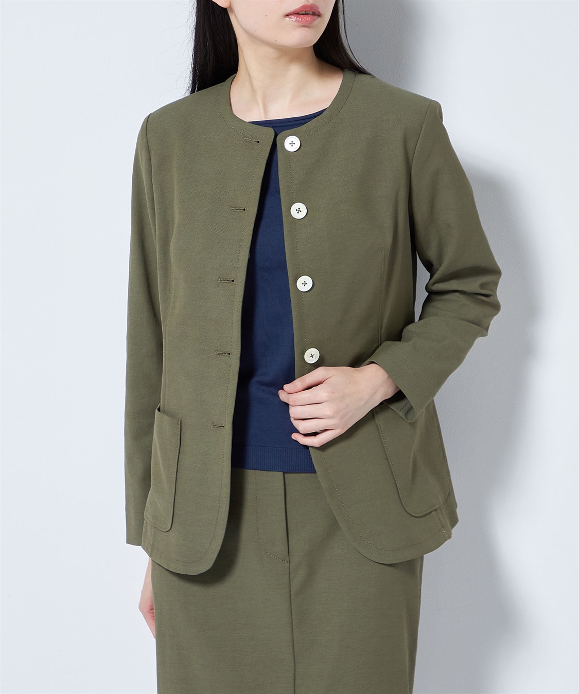 TIME SALE】ドライオックスノーカラージャケット 49AV JUNKO SHIMADA