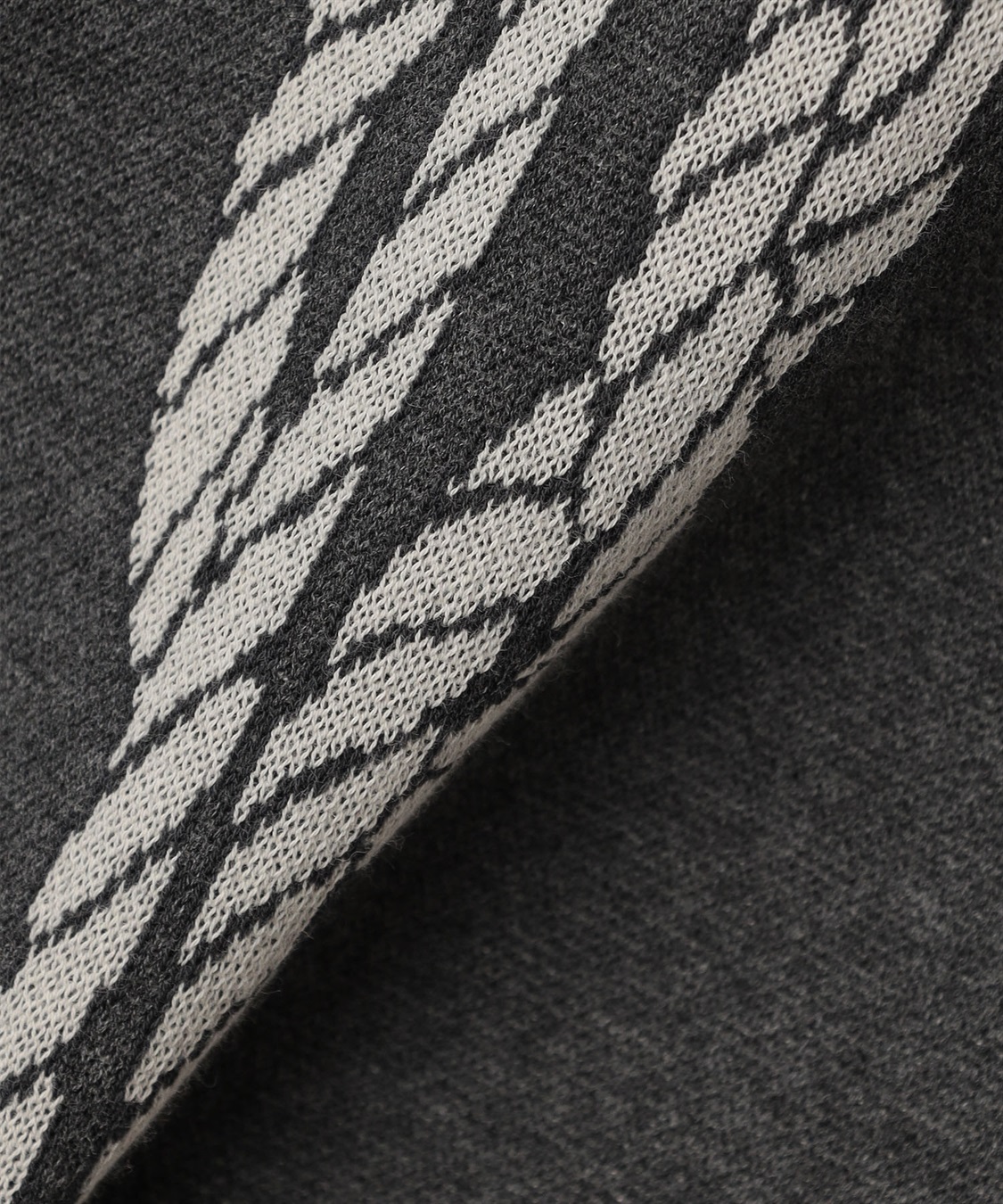 ロープ柄ジャカード半袖ニットワンピース 49AV JUNKO SHIMADA｜クロス