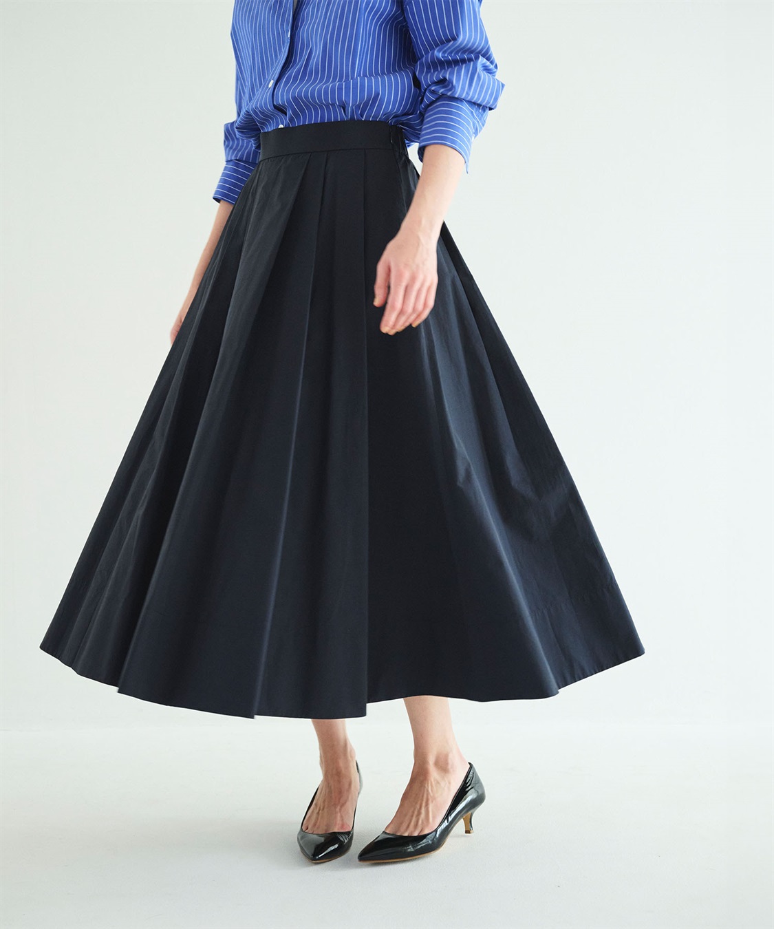 タックフレアスカート【NYLON WEATHER】 N.O.R.C｜クロスプラス公式