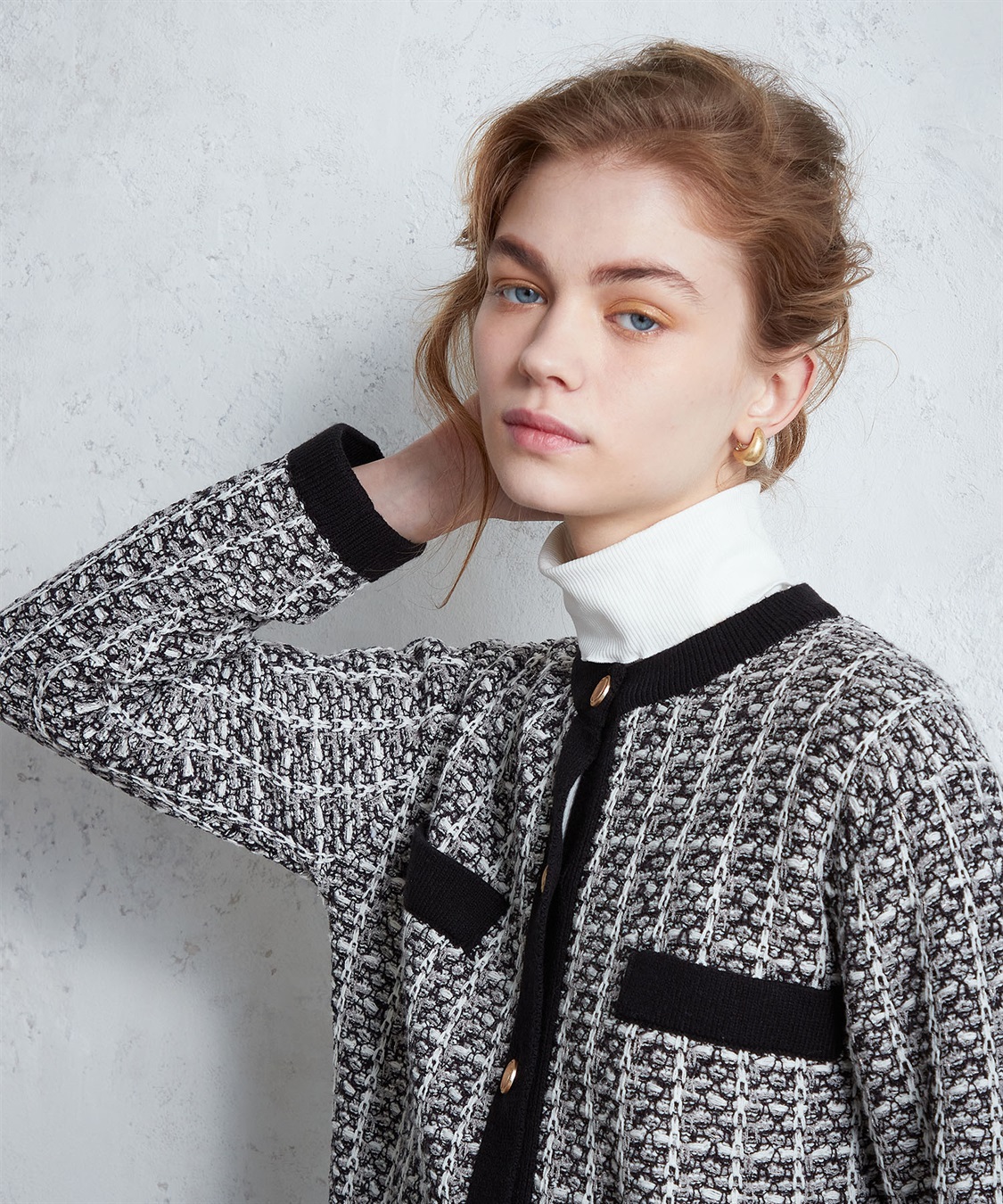 ツイードカーディガン LE SOUK HOLIDAY｜クロスプラス公式通販サイト