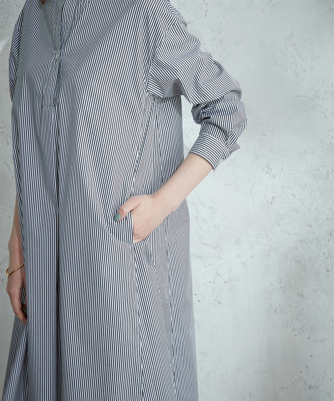 ストライプシャツワンピース LE SOUK HOLIDAY｜クロスプラス公式通販サイト