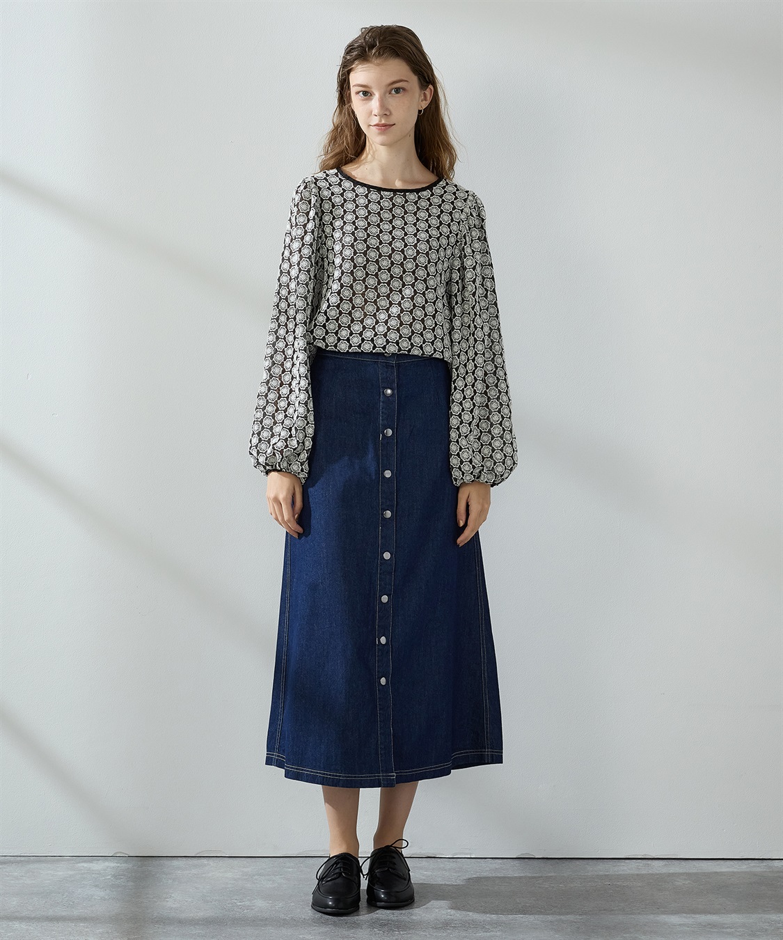 デニムスカート LE SOUK HOLIDAY｜クロスプラス公式通販サイト