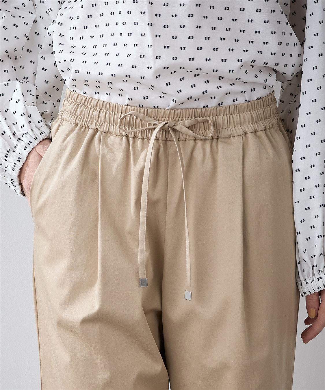 タックワイドパンツ LE SOUK HOLIDAY｜クロスプラス公式通販サイト