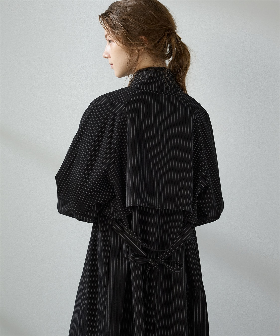 ストライプ柄シャツコート LE SOUK HOLIDAY｜クロスプラス公式通販サイト