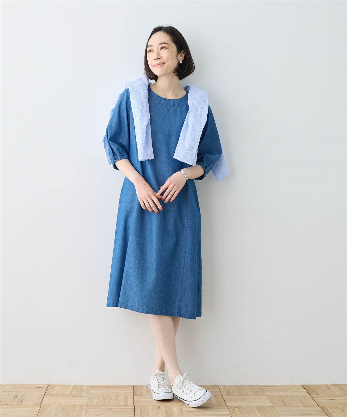 デニムワンピース DECOY｜クロスプラス公式通販サイト