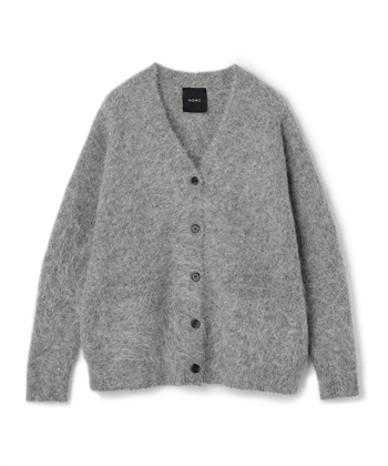 アルパカシャギーニットカーディガン N.O.R.C｜クロスプラス公式通販サイト