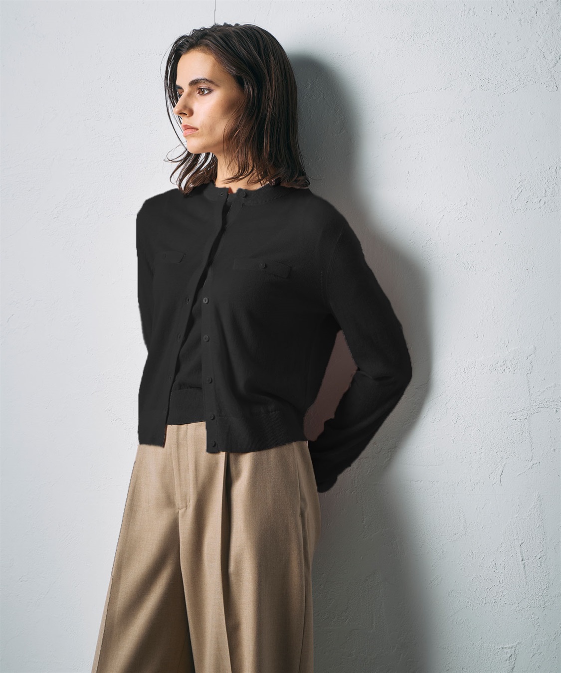 WOOL SILK PACK ENSEMBLE KNIT N.O.R.C｜クロスプラス公式通販サイト