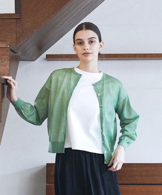 シアーカーディガン LE SOUK HOLIDAY｜クロスプラス公式通販サイト