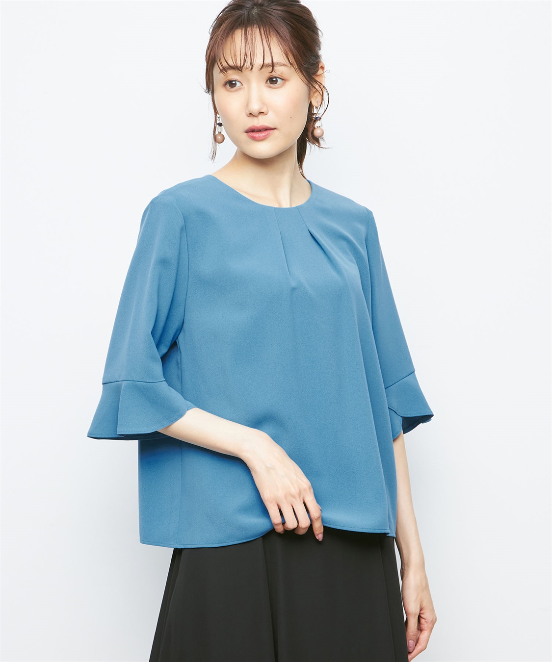 ベルスリーブブラウス A/C DESIGN BY ALPHA CUBIC｜クロスプラス公式