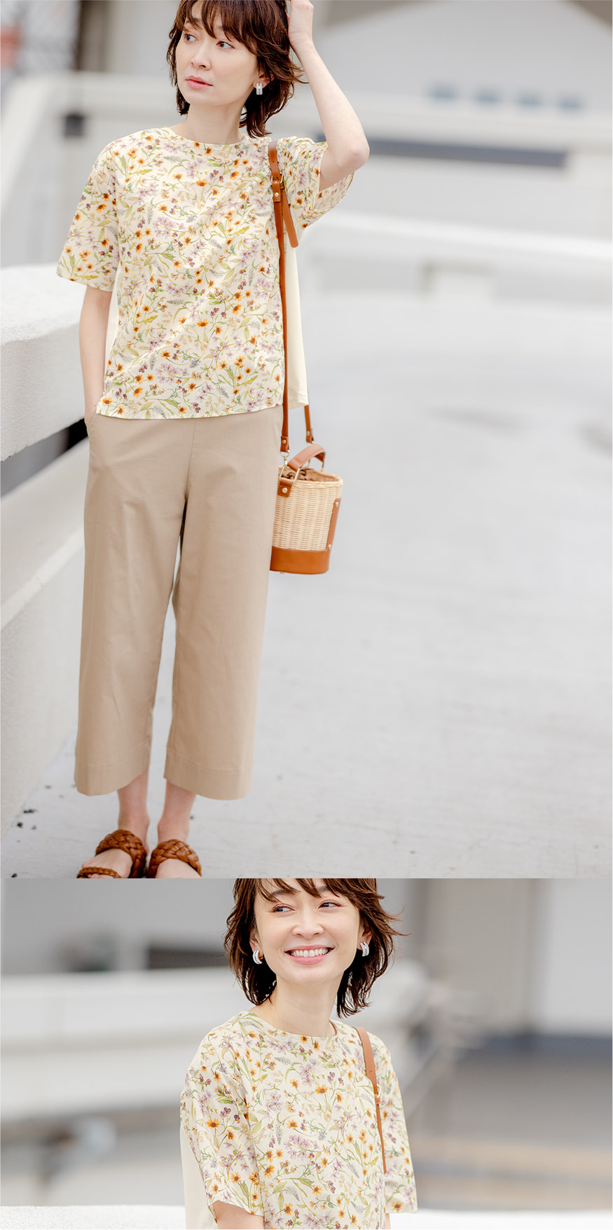 DECOY リバティ柄の初夏の服 | CROSS PLUS