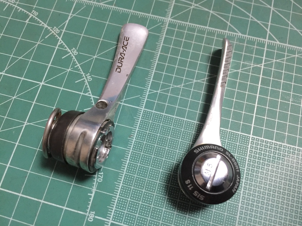 11速時代のWレバー – SL-7700の修理を考える – CyberGarage (Bike)