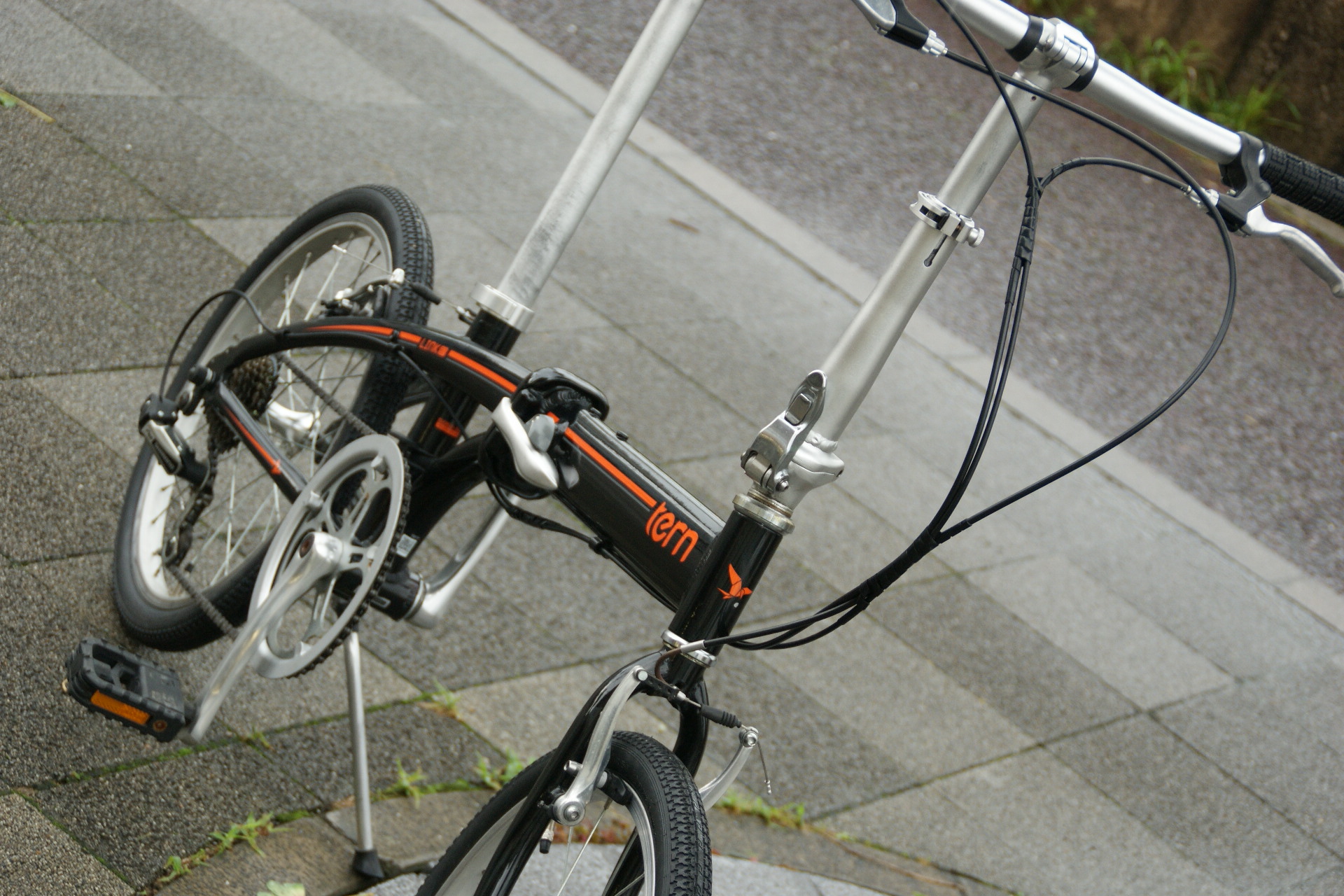 スイスイ進む折りたたみ自転車】tern LINK B7【USED/2016年モデル