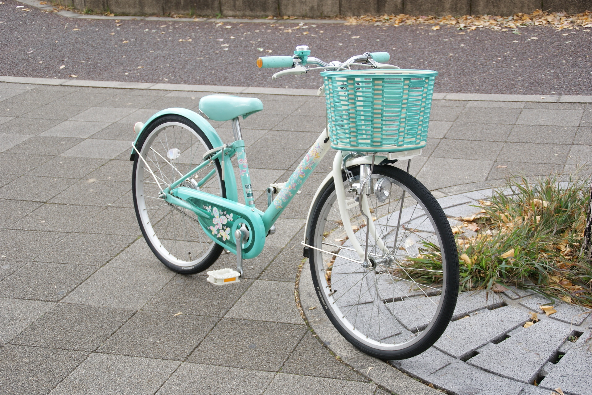 カワイイ中古子供自転車できました】BRIDGESTONE エコパル【USED】22