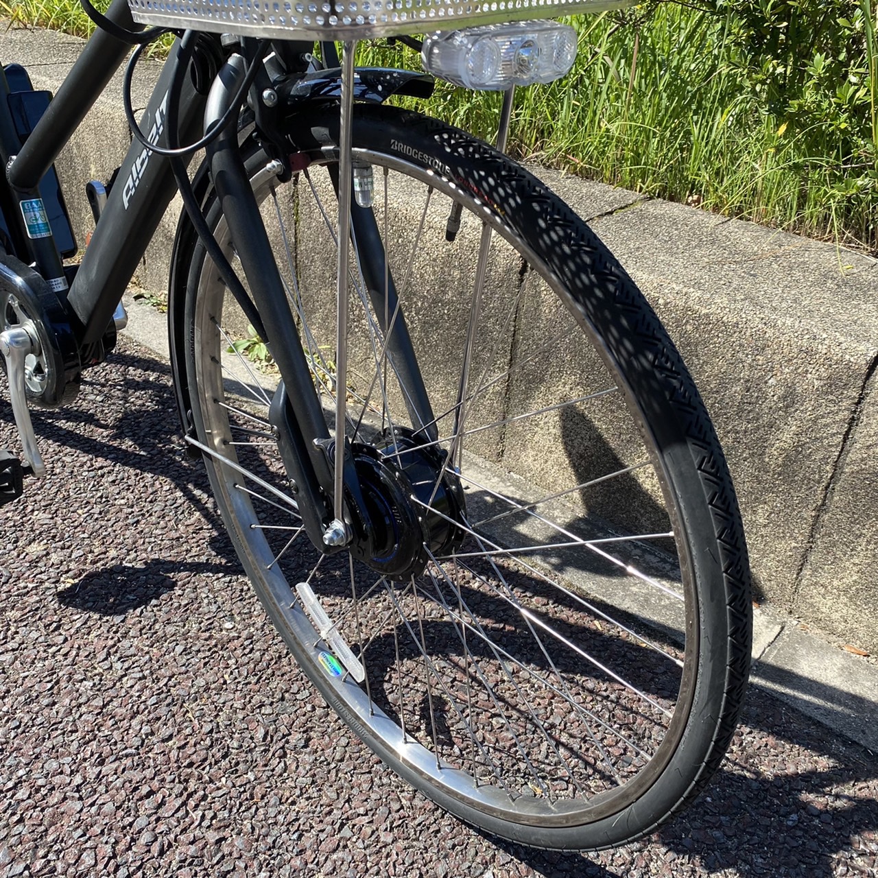 6月27日まで値下げ BRIDGESTONE アルベルトe 27インチ ネイビー 6月27