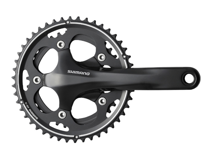 シマノ FC-CX50 ブラック クランクセット 46/36T（2x10S） | SHIMANO |