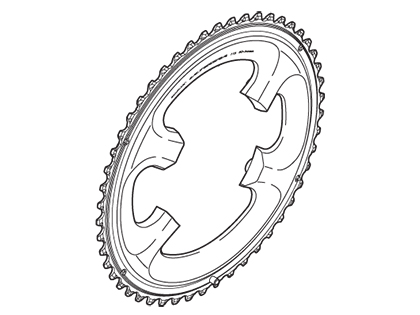 シマノ ULTEGRA（アルテグラ）FC-6800 引掛け歯付チェーンリング