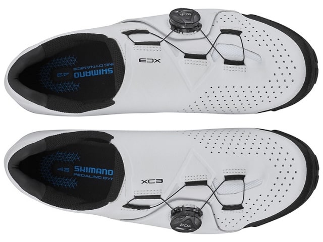 シマノ XC3（SH-XC300）ホワイト SPD MTBシューズ 特価品（現品限り