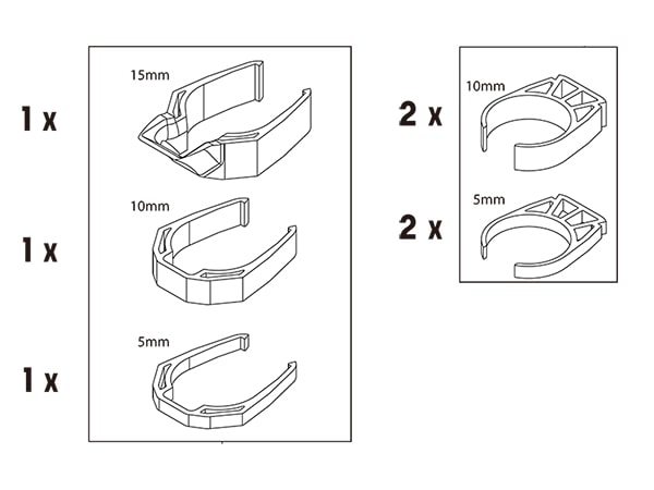 シマノPRO VIBE EVO用スペーサーセット 1-1/8” | SHIMANO PRO |