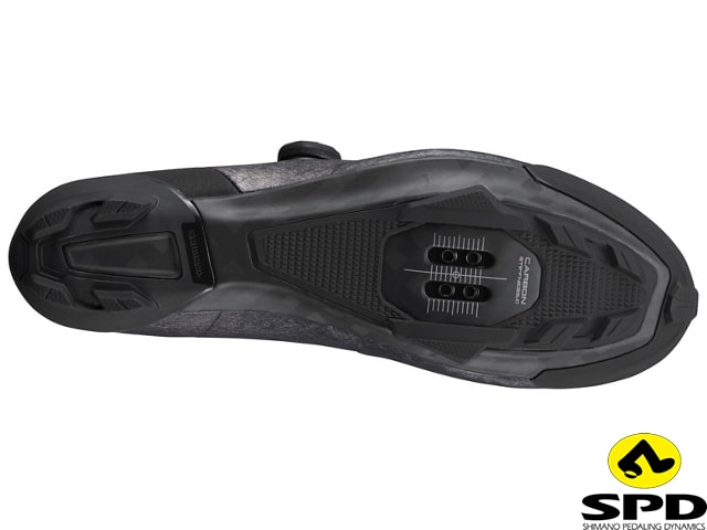 シマノ RX8（SH-RX801）ブラック SPD グラベルシューズ【ワイド
