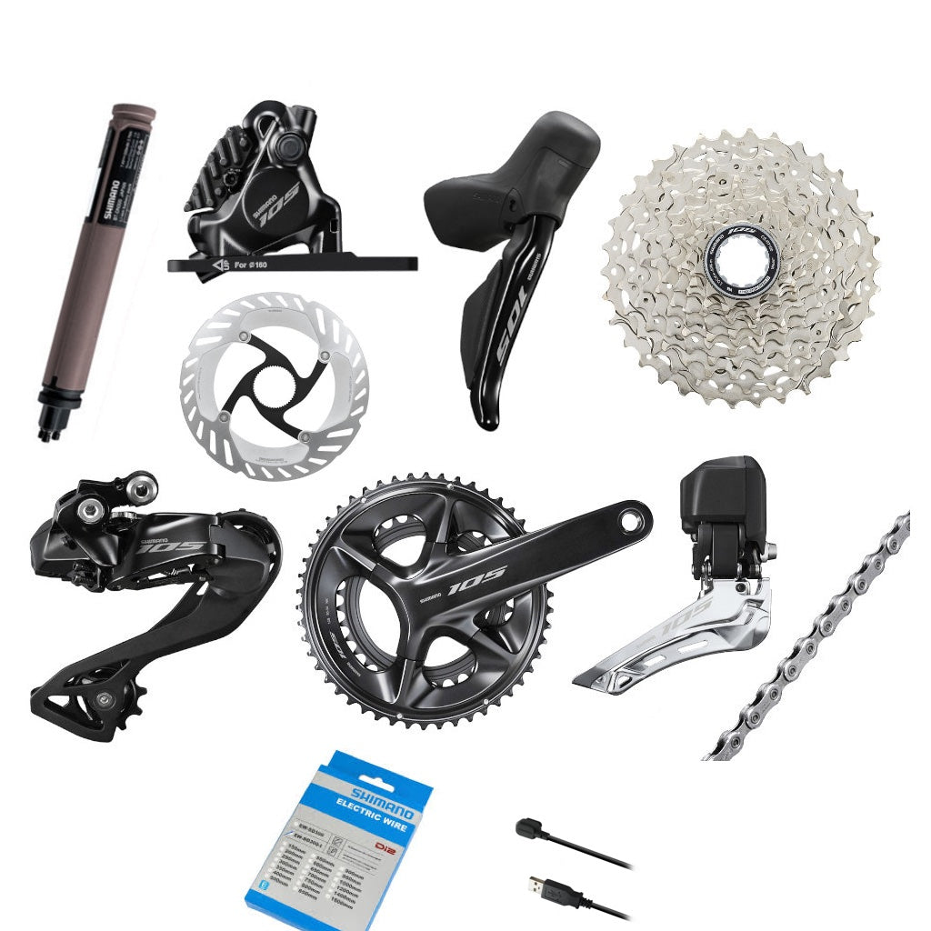 SHIMANO 105 Di2 R7170 Hydraulic Disc Groupset | 2x12-Speed