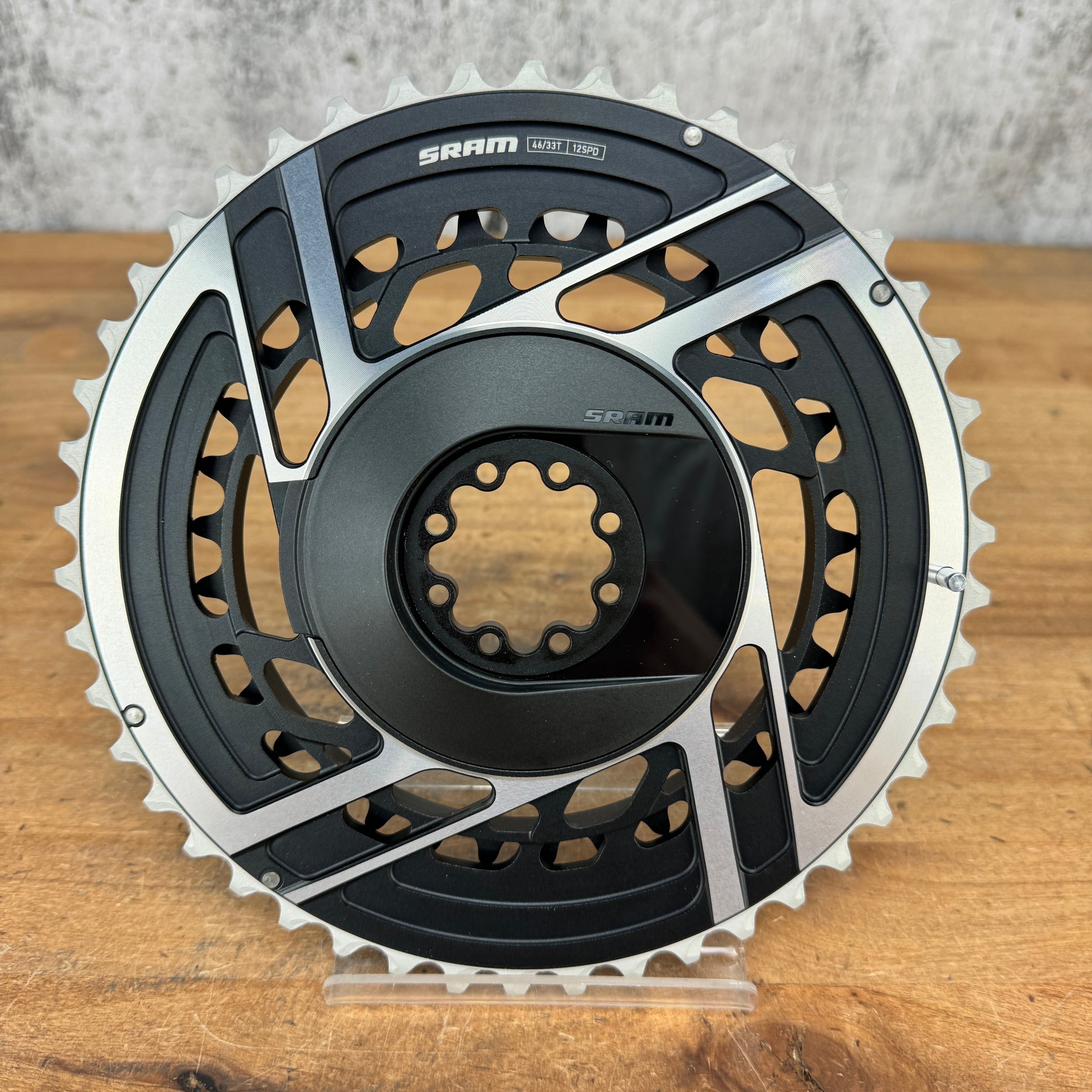 New! SRAM Red AXS E1 46/33t 12-Speed 8-Bolt Bike Chainring Set