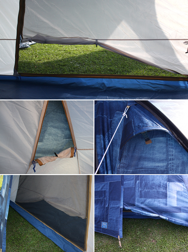 コールマンの“INDIGO LABEL”からトンネル型2ルームテントが登場