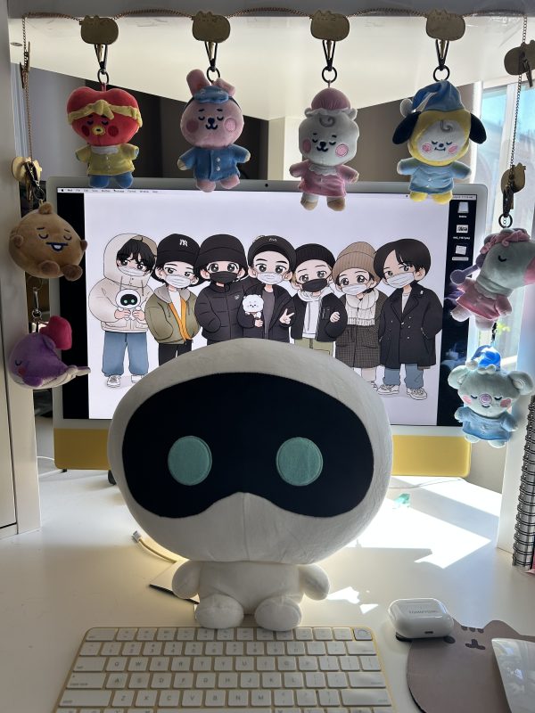 BTS JIN WOOTTEO DOLL CUSHION - A-KPOP