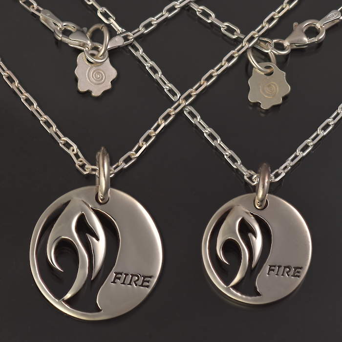 Maori マオリ ネックレス ペンダント MO-234 Fire 炎 ALE&Co.,