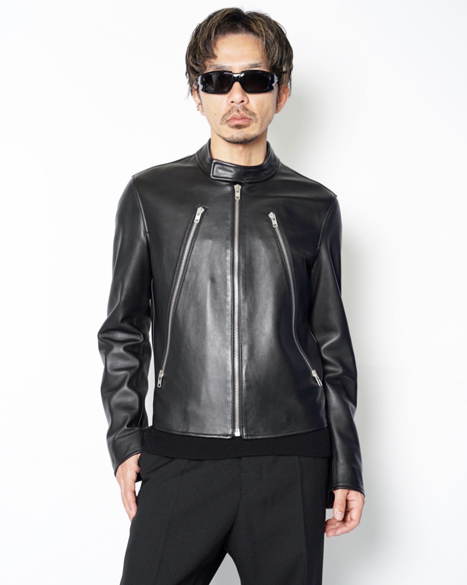Maison Margiela 14】SHEEP SKIN5 ZIP RIDERS JACKET-Amanojak.
