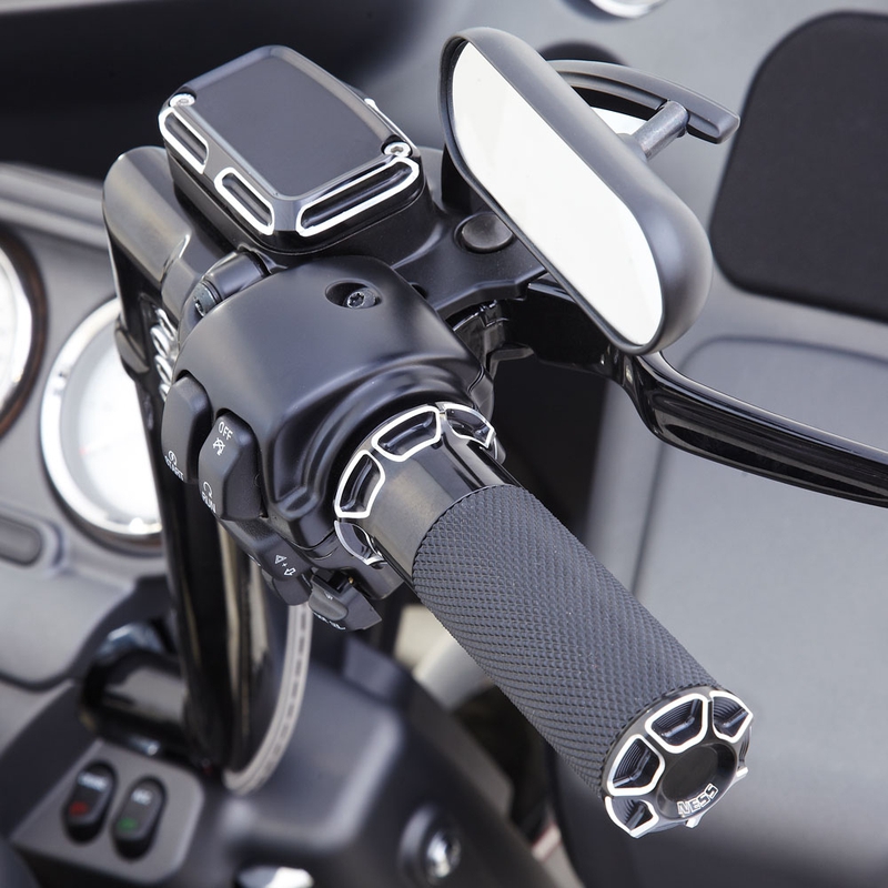 MICRO ミニオーバルミラー ブラック - Arlen Ness | アンバーピース