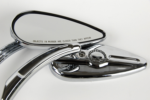 スカル ティアドロップミラー - Harley Davidson | アンバーピース