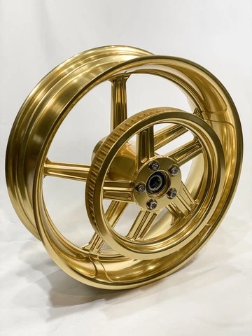 スラント 5 ホイール ゴールドアルマイト - Ken's Factory | アンバー