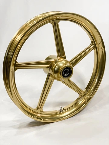 スラント 5 ホイール ゴールドアルマイト - Ken's Factory | アンバー