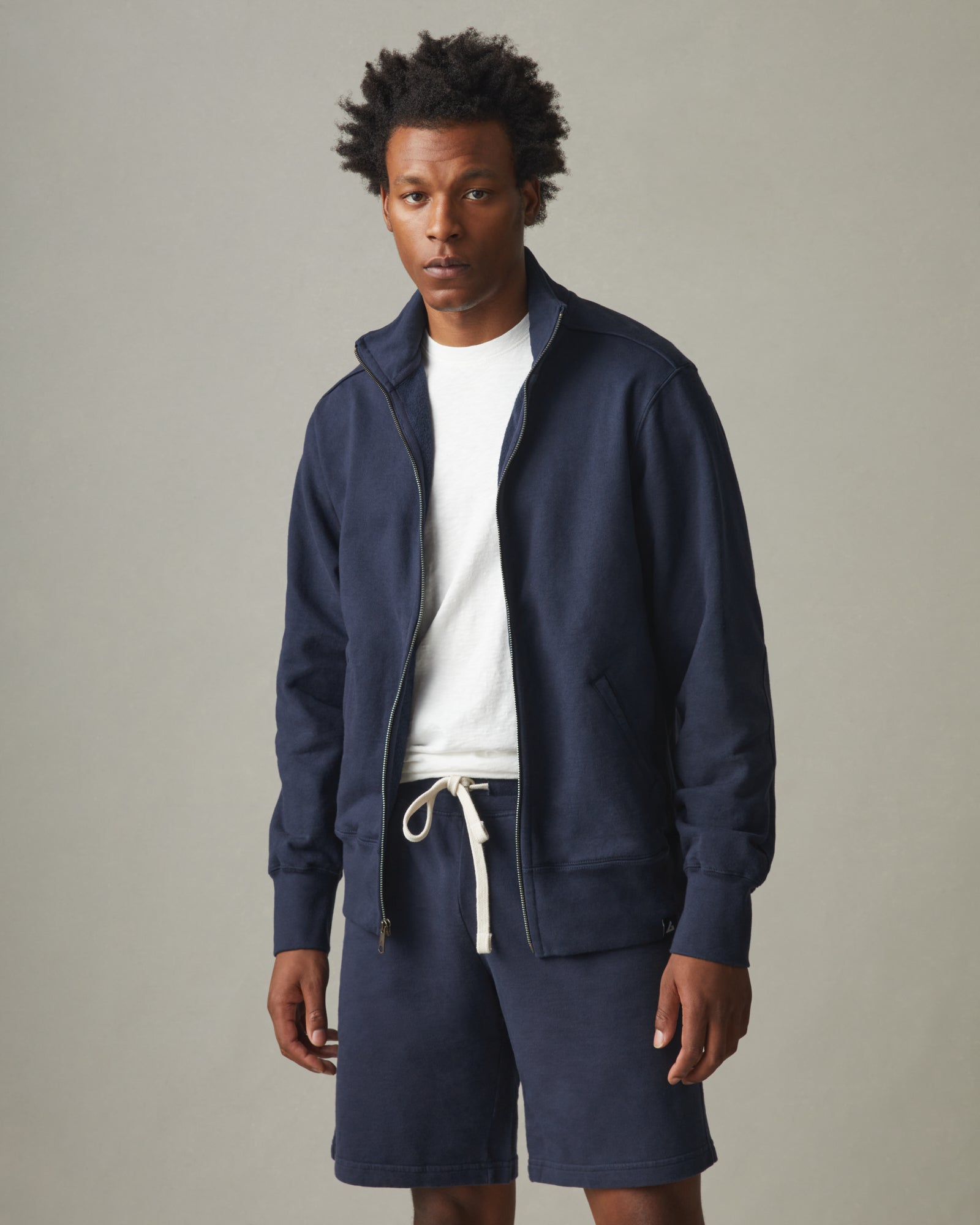 Men's Moto Full Zip Original - Oxford Blue