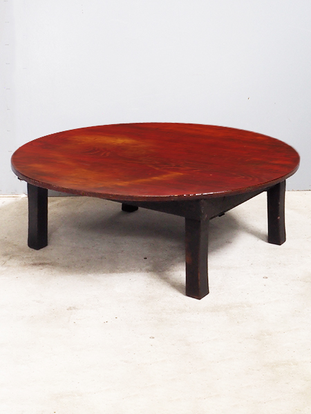 ちゃぶ台　古道具　直径77cm 丸ちゃぶ台 - 古家具・古道具 アンティーク家具 kubu（クブ）