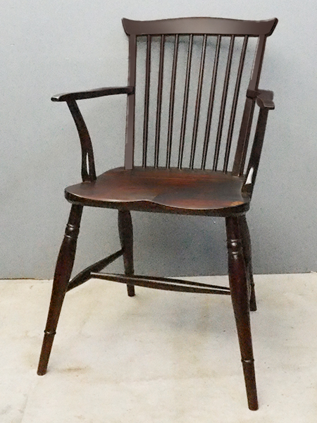 松本民芸家具　椅子　2脚　④ 松本民芸家具の定番のダイニングチェアー【＃91型 キャプテンチェアー