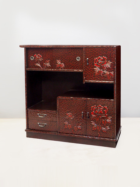 茶箪笥、レトロ❤️最終値下げ❤️ 茶箪笥 日本製 黒柿 大正昭和レトロ 民芸