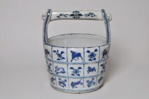 古染付 手桶水指 | やましょう