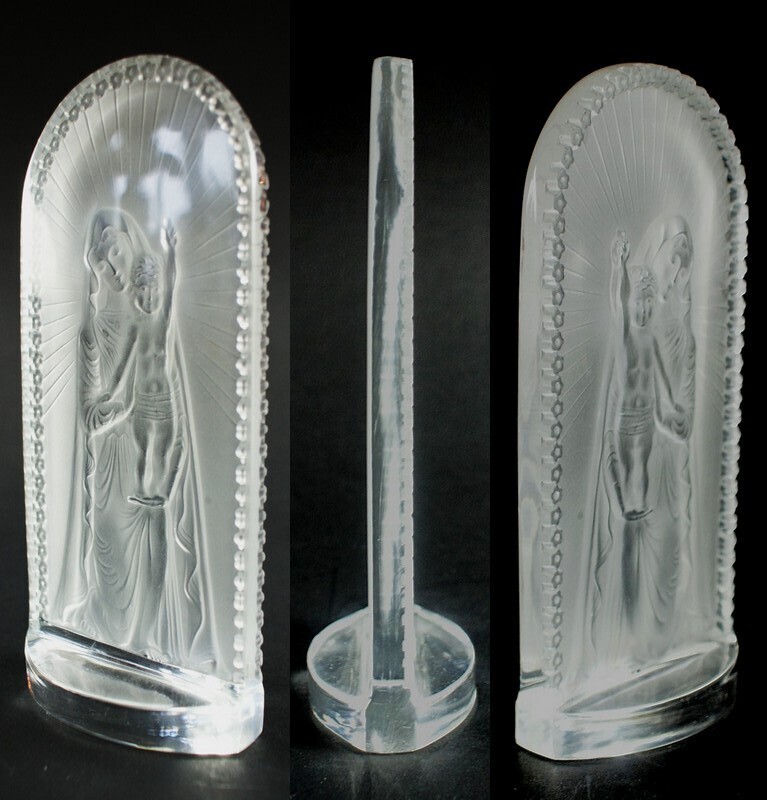 LALIQUE】ラリック Vierge à l'enfant agenouillée聖母子像